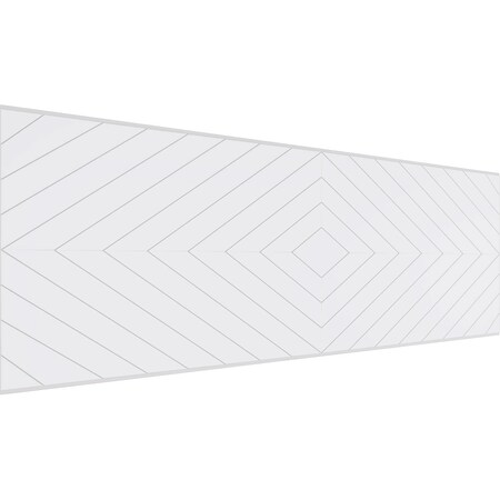 Ekena Millwork Set of Four Panels for 94 1/2"W x 32 1/4"H Nuevo Fretwork Wainscot Wall Paneling WPKP16X01X47NUV